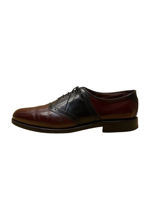 Allen Edmonds Men’s Burgundy/Black Leather Wingtip Oxford Dress Shoes Sz 12 main image 6